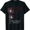 Dandelion Go Red Ribbon Heart Disease Awareness Month 2022 Shirt