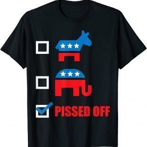 Donkey Elephant Pissed Off 2020 Election Trump Democrat 2022 Shirt