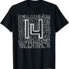 February 14th Valentines 2022 Typography Couples Matching 2022 Shirt