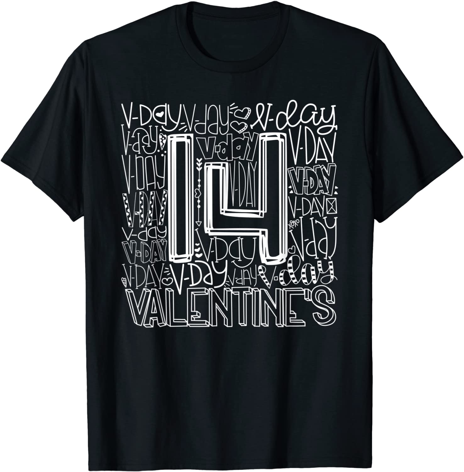 February 14th Valentines 2022 Typography Couples Matching 2022 Shirt