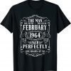 February 1964 Man Myth Legend 58th Birthday 58 Years Official Shirt