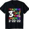 February 3rd 2022 2-22-22 School Rainbow Happy Twosday 2022 Classic Shirt