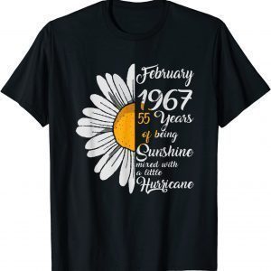 February Girl 1967 TShirt 55 Years Old 55th Birthday Shirt