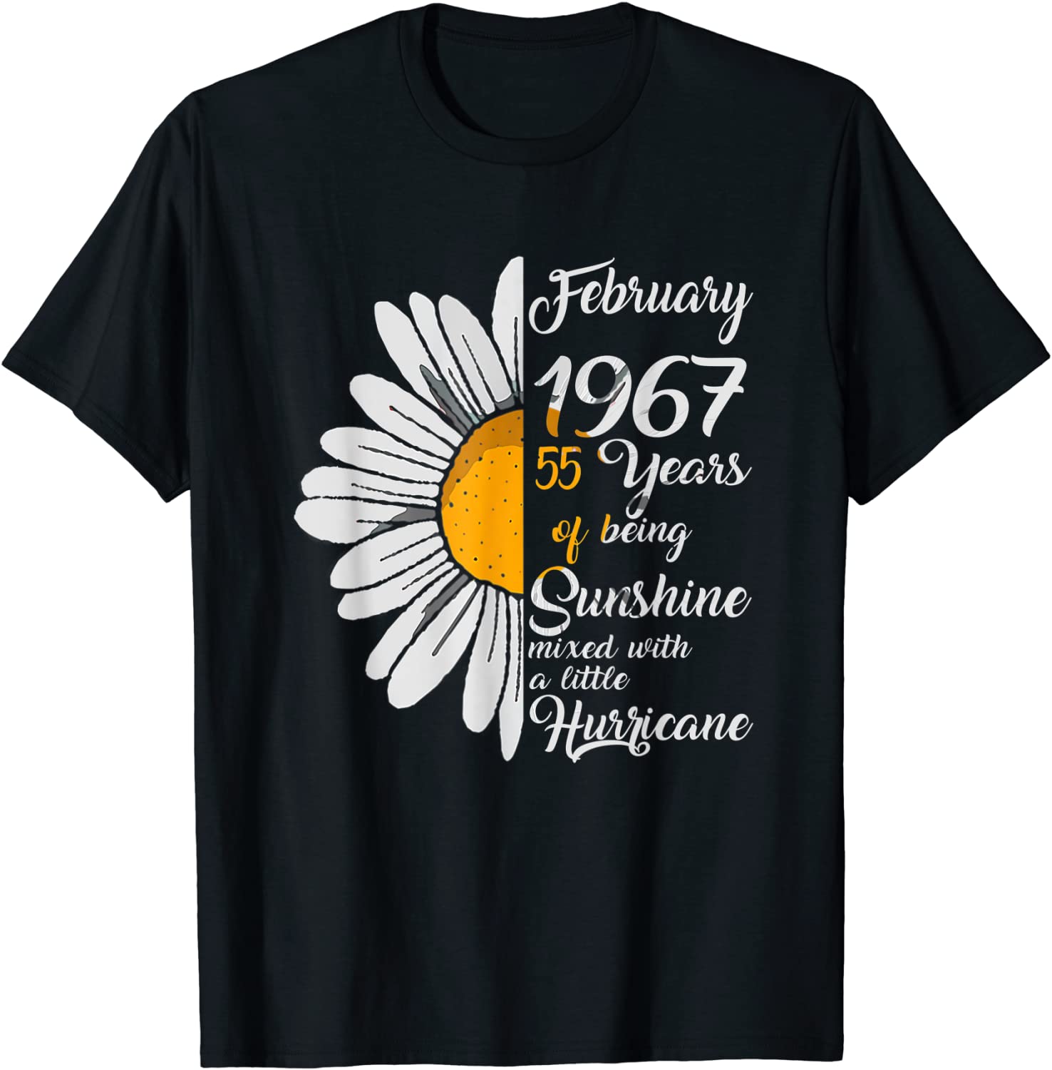 February Girl 1967 TShirt 55 Years Old 55th Birthday Shirt
