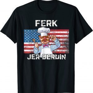 Ferk merch Jer Berdin America Flag T-Shirt