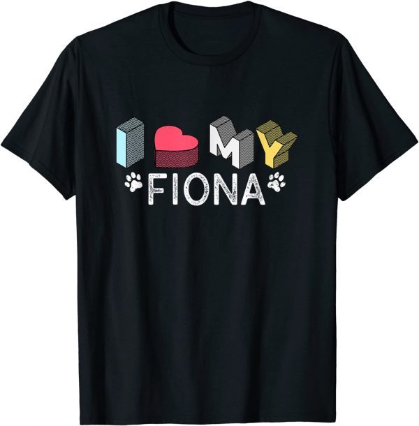 Fiona Personalized Dog Name Fiona Pet Lover Classic Shirt
