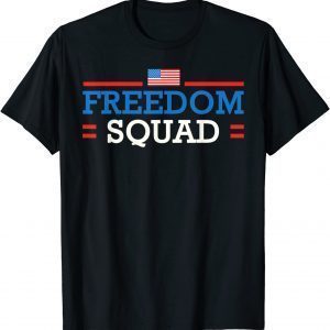 Freedom Squad American Flag Matching 4th Of July Unisex Shirt