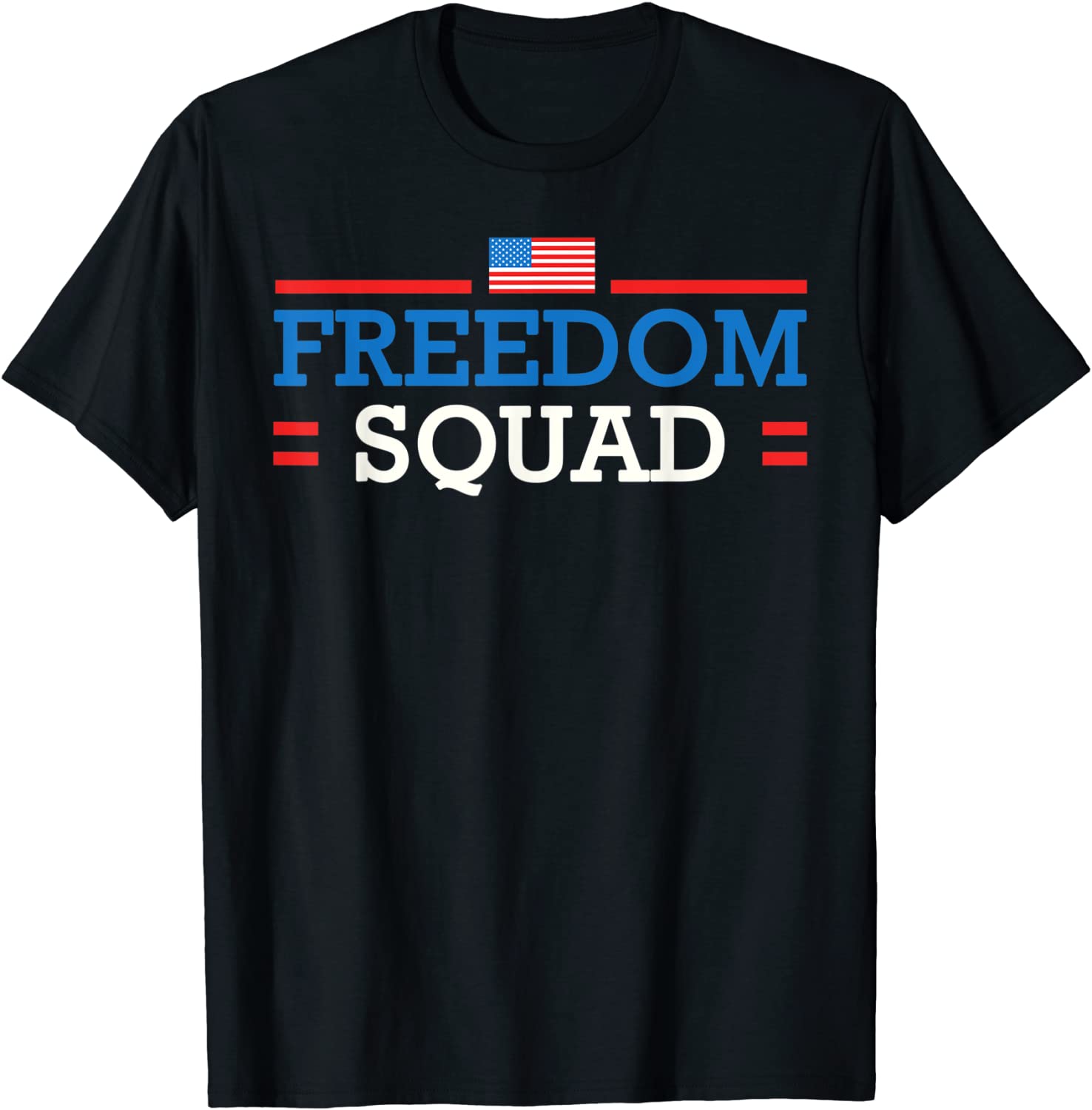 Freedom Squad American Flag Matching 4th Of July Unisex Shirt
