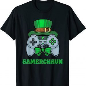 Gamerchaun Irish Gaming St Patricks Day T-Shirt
