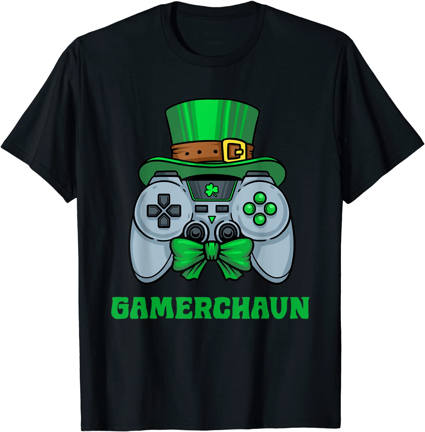 Gamerchaun Irish Gaming St Patricks Day T-Shirt