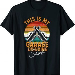 Garage Drinker Vintage Beer This Is My Garage Drinking T-Shirt