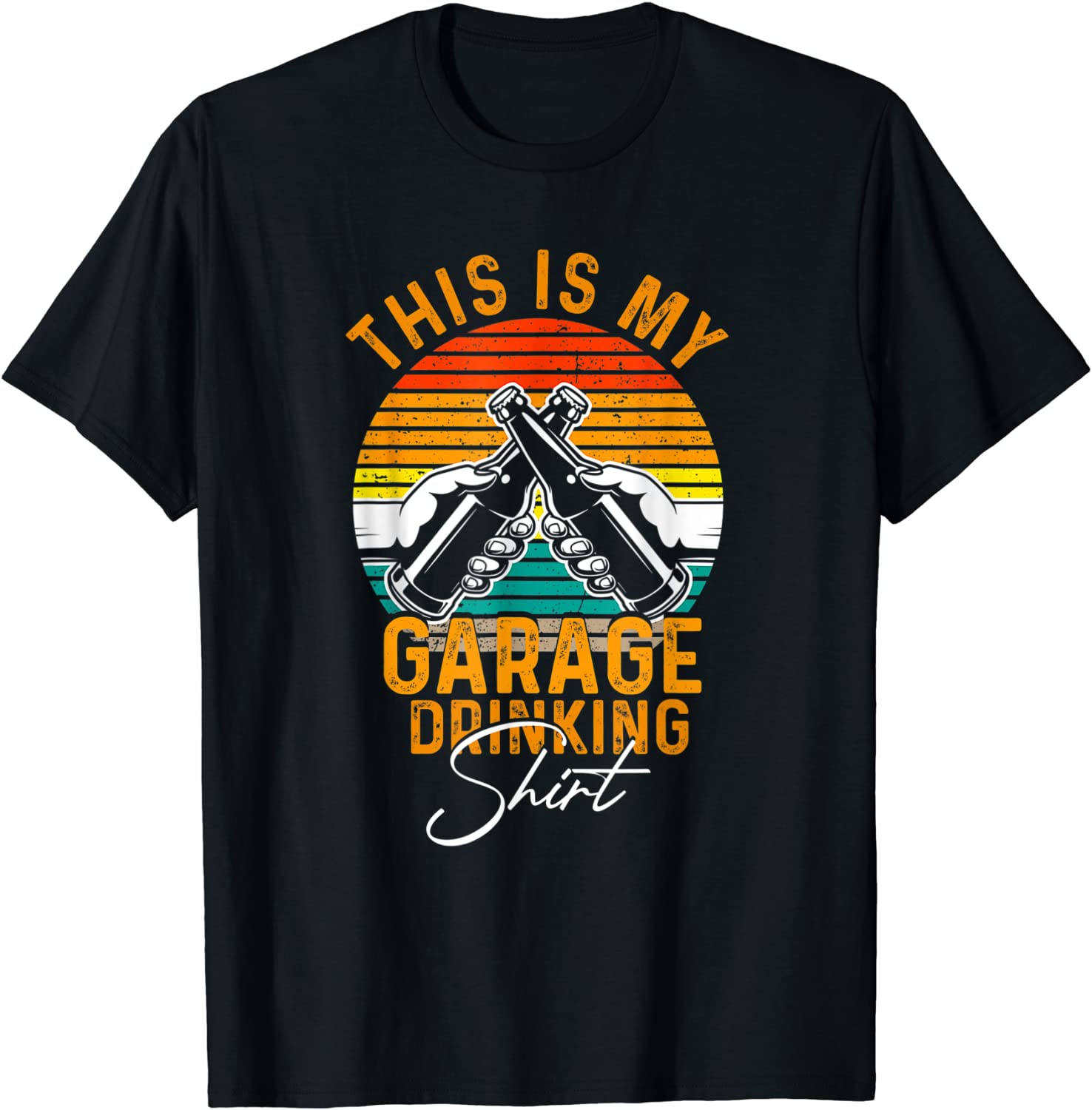 Garage Drinker Vintage Beer This Is My Garage Drinking T-Shirt