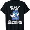 Geh mir aus dem Weg du unnötiger Sozialkontakt, Sloth 2022 Shirt