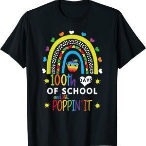 Happy 100 Days Of School And Cool Poppin 100th Day Pop it Classic Shirt
