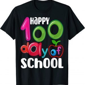 Happy 100 Days Of School For Teacher Students Limited Shirt