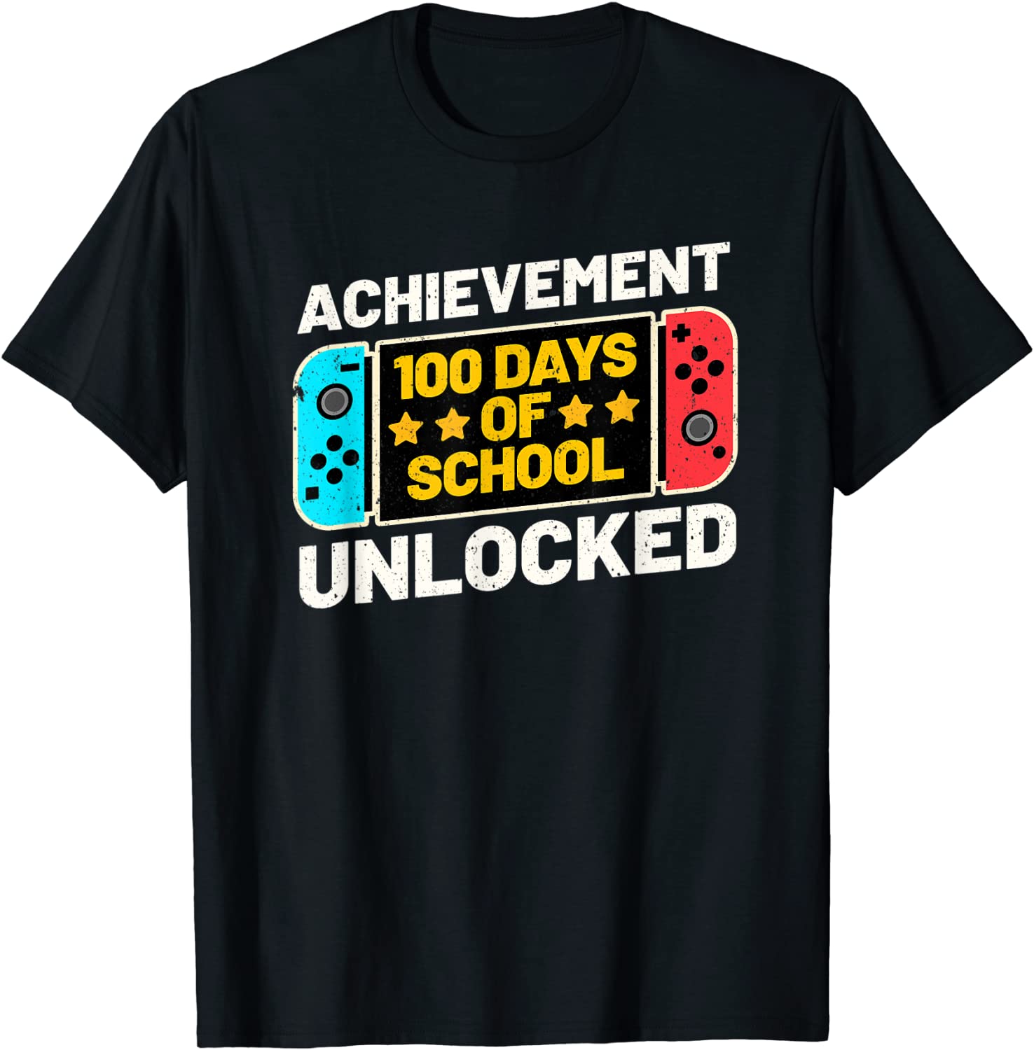 Happy 100th Day Of School Achievement Unlocked Video Game Classic Shirt