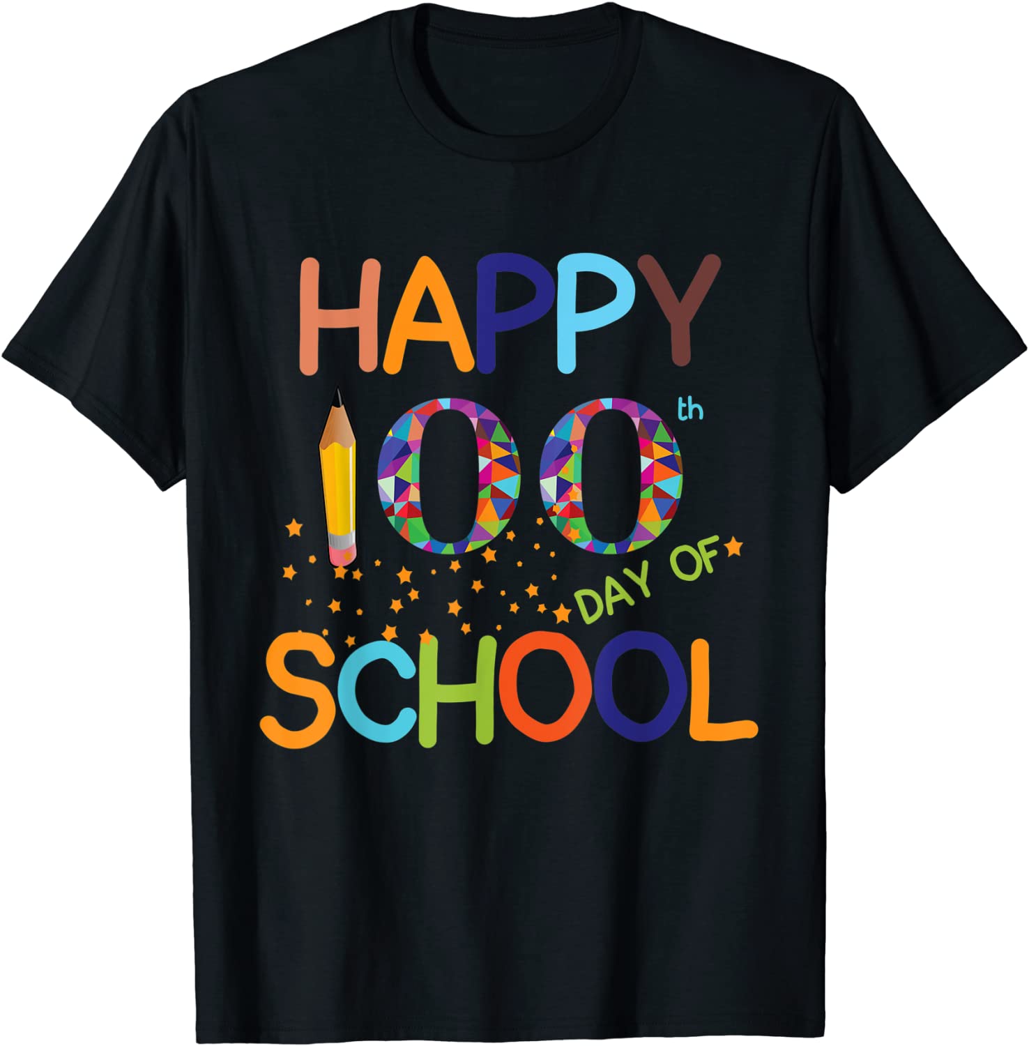 Happy 100th Day Of School Teachers Child Grade Pre-K Classic Shirt
