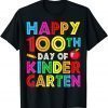 Happy 100th Day of Kindergarten Teacher or Student Gift Shirt