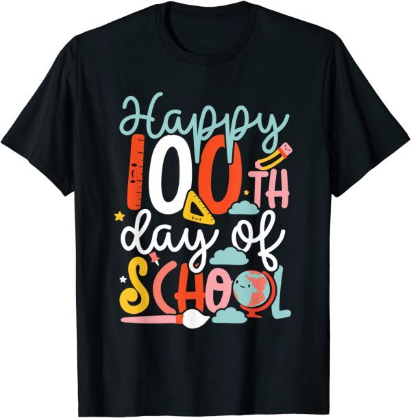 Happy 100th Day of School Unisex Shirt