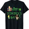 Happy St Patrick’s Day Biden And Harris With Beer Clovers Classic Shirt