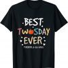 Happy Twosday 2022 Leopard Best Twos Day Ever 2-22-22 Unisex Shirt