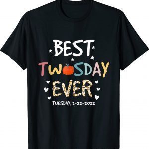 Happy Twosday 2022 Leopard Best Twos Day Ever 2-22-22 Unisex Shirt