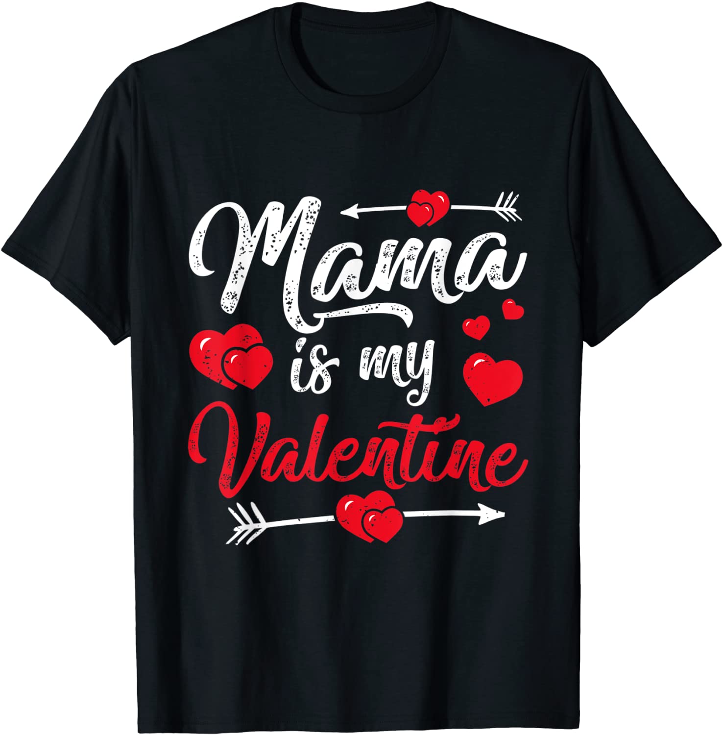 Hearts Mama Is My Valentines Day Mothers Day 2022 Shirt
