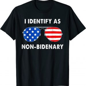 I Identify As Non-Bidenary Flag Apparel US Classic Shirt