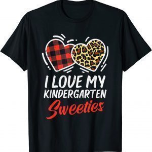 I Love My Kindergarten Sweeties Valentines Day Teacher Classic Shirt