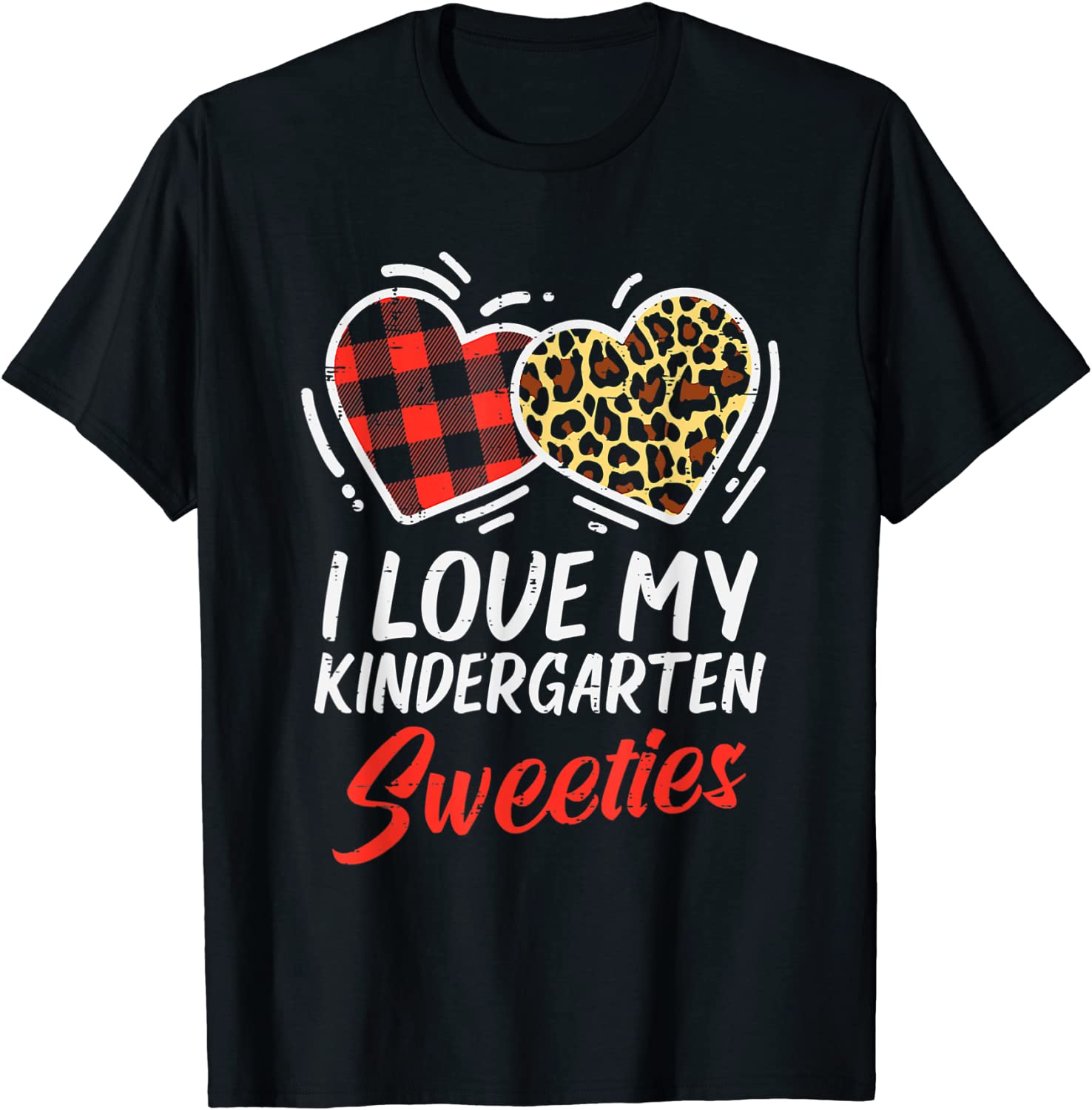 I Love My Kindergarten Sweeties Valentines Day Teacher Classic Shirt