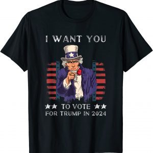 I Want You To Vote For Trump In 2024 Classic Shirt