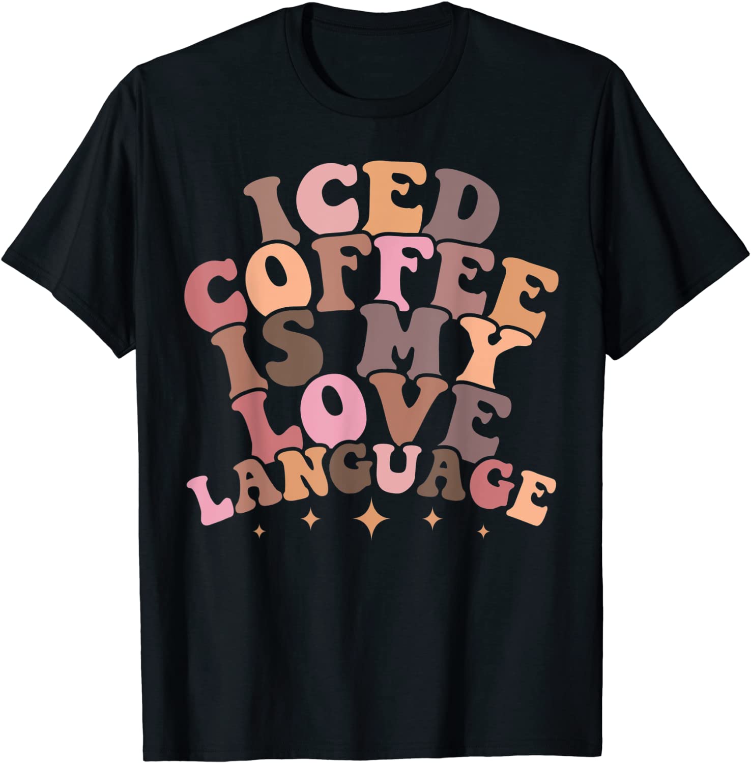 Iced Coffee Is My Love Language Cute Valentine Present Unisex shirtIced Coffee Is My Love Language Cute Valentine Present Unisex shirt