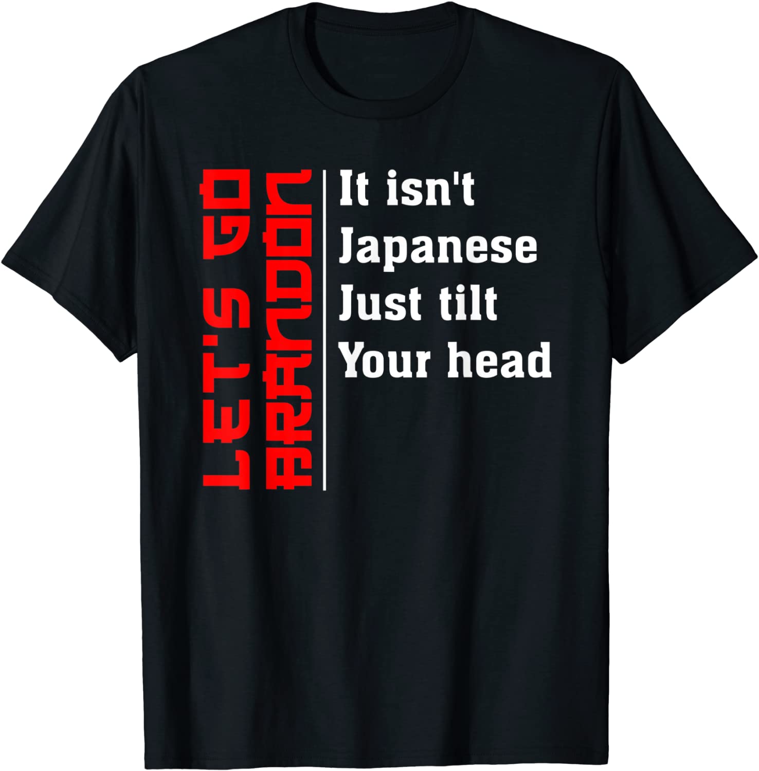 It Isn't Japanese Just Tilt Your Head Fun Japanese 2022 Shirt