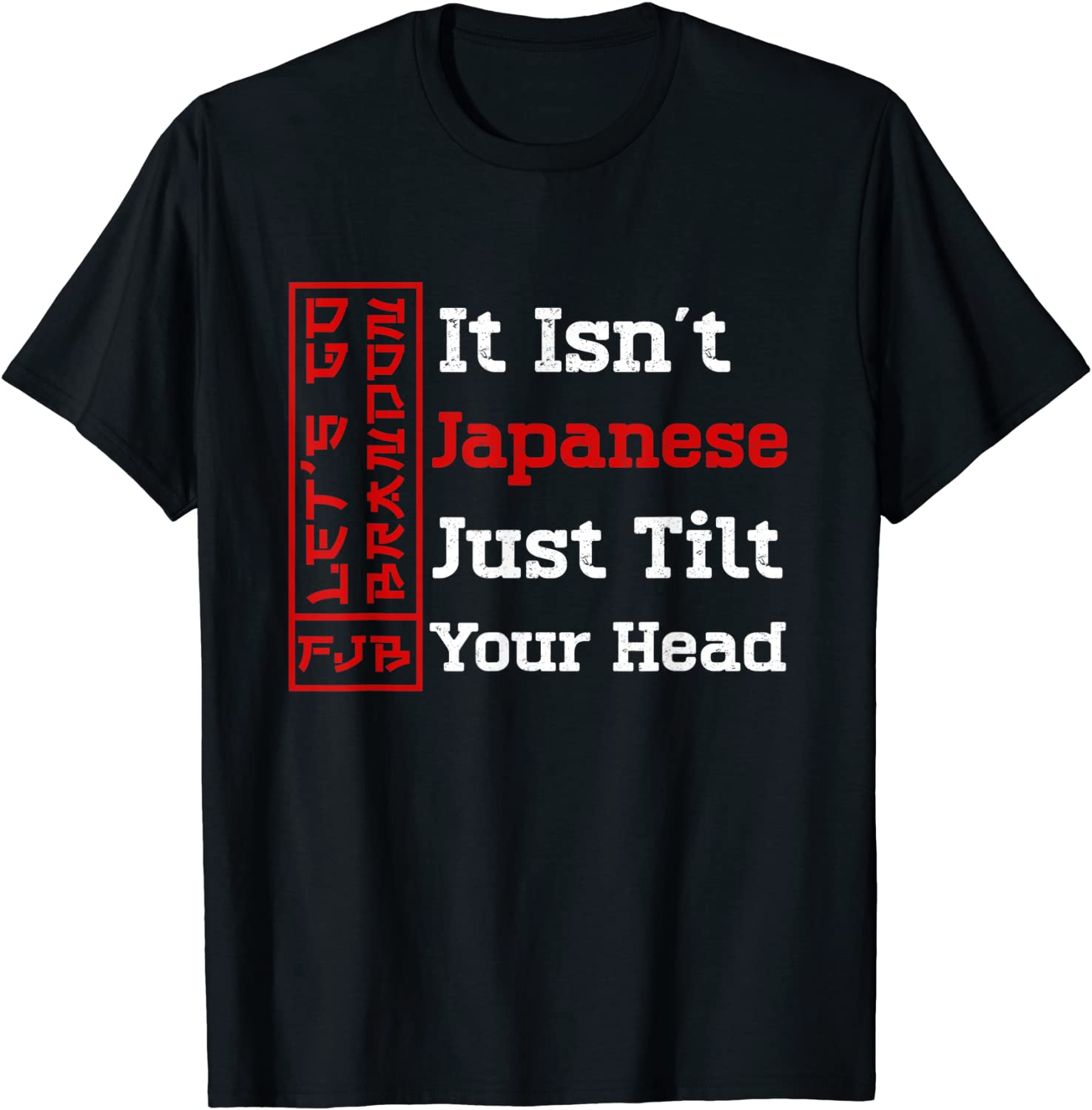 It Isn't Japanese Just Tilt Your Head 2022 Shirt