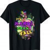 It's Mardi Gras Y'All Flamingo With Beads Fat Tuesday Classic Shirt