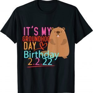 It's My Groundhog Day Birthday 2.2.22,cool Groundhog lovers Classic Shirt