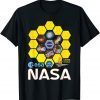 James Webb Space Telescope Official NASA ESA CSA Logos JWST 2022 Shirt