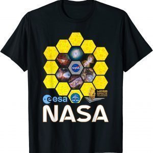 James Webb Space Telescope Official NASA ESA CSA Logos JWST 2022 Shirt