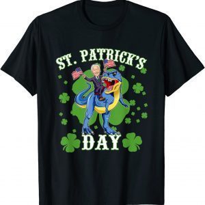Joe Biden St Patricks Day Dinosaur T-Shirt