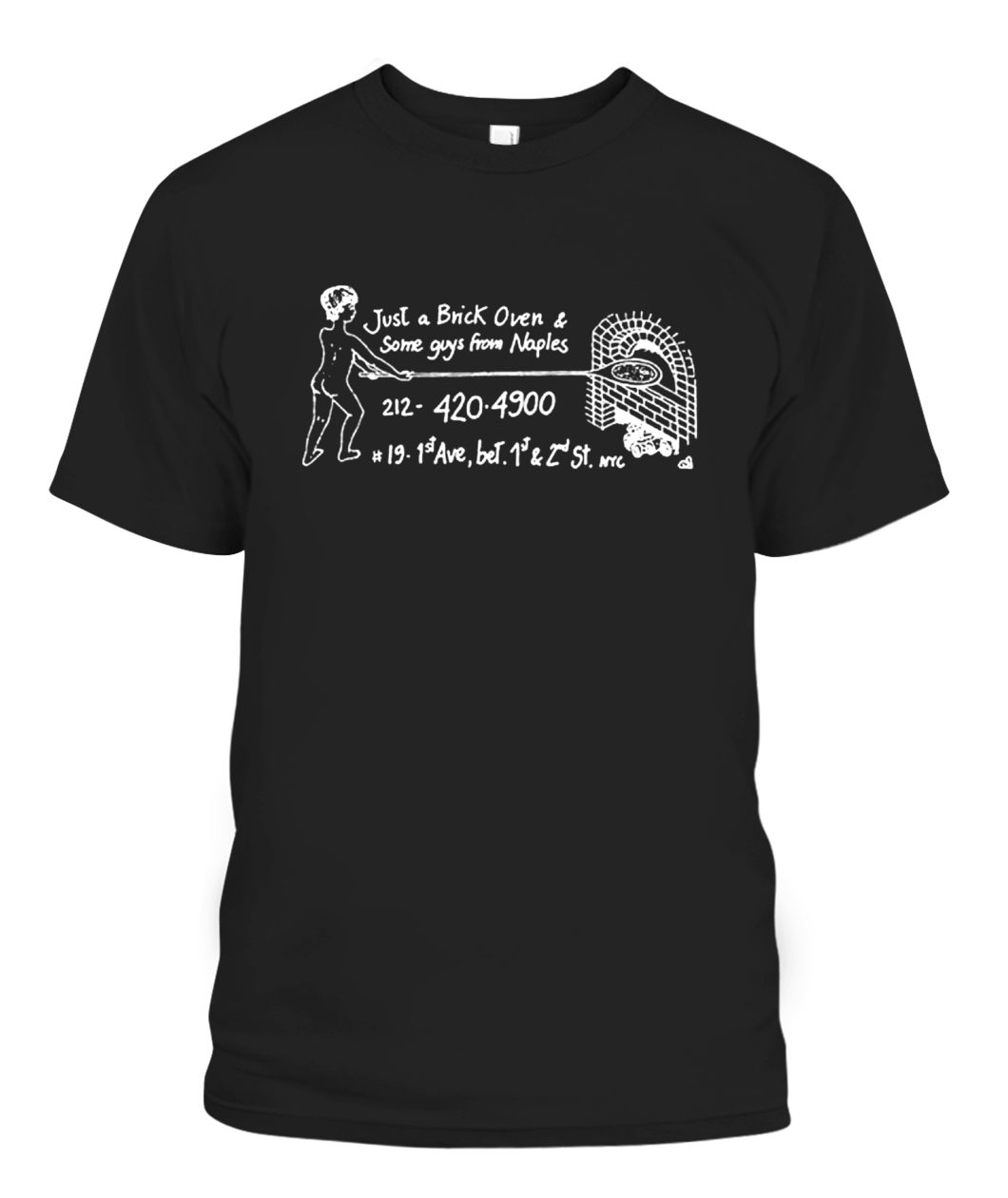 Just A Brick Oven & Some Guys From Naples – Lil’ Frankie’s Unisex Shirt