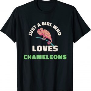 Just A Girl Who Loves Chameleons T-Shirt