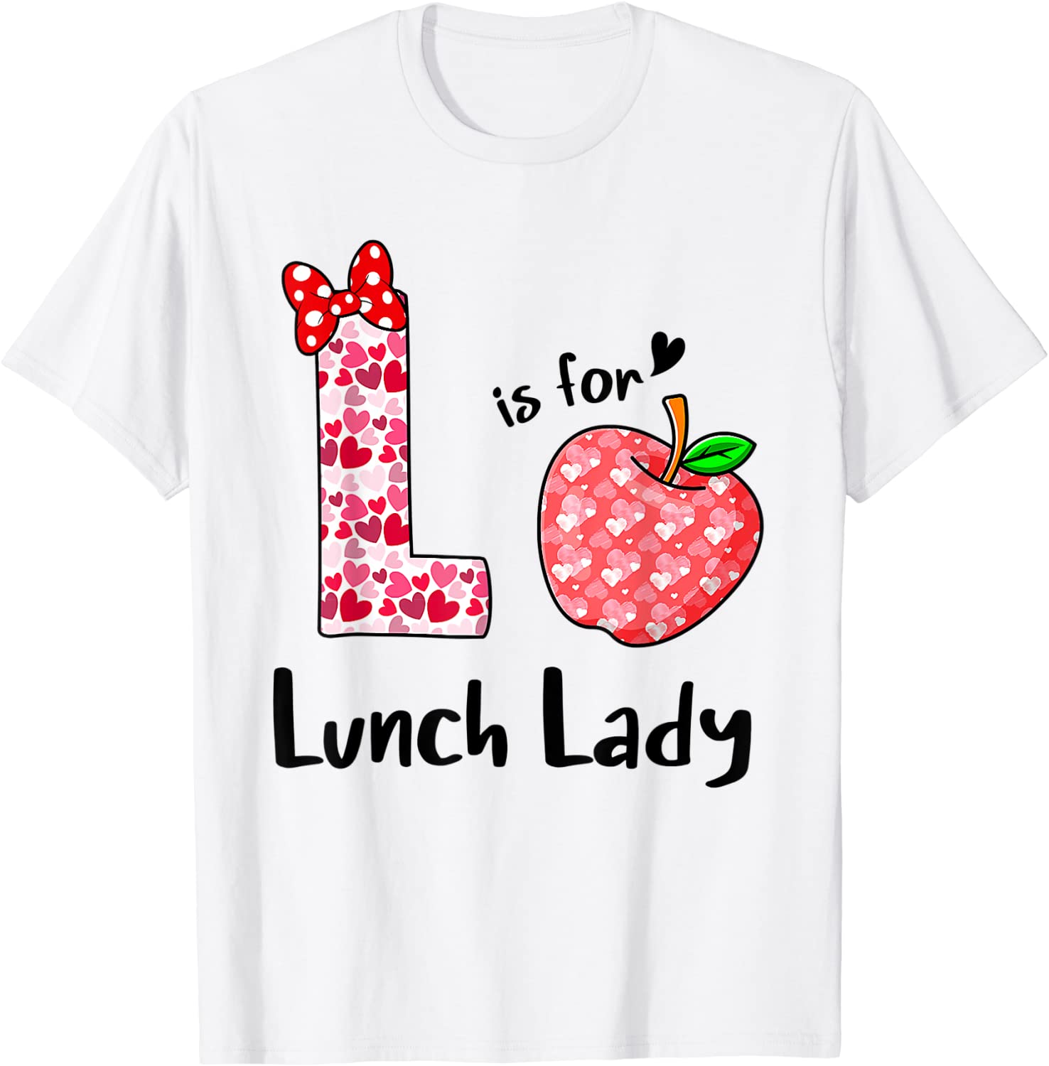 L Is For Lunch Lady Valentines Buffalo Plaid 2022 Shirt
