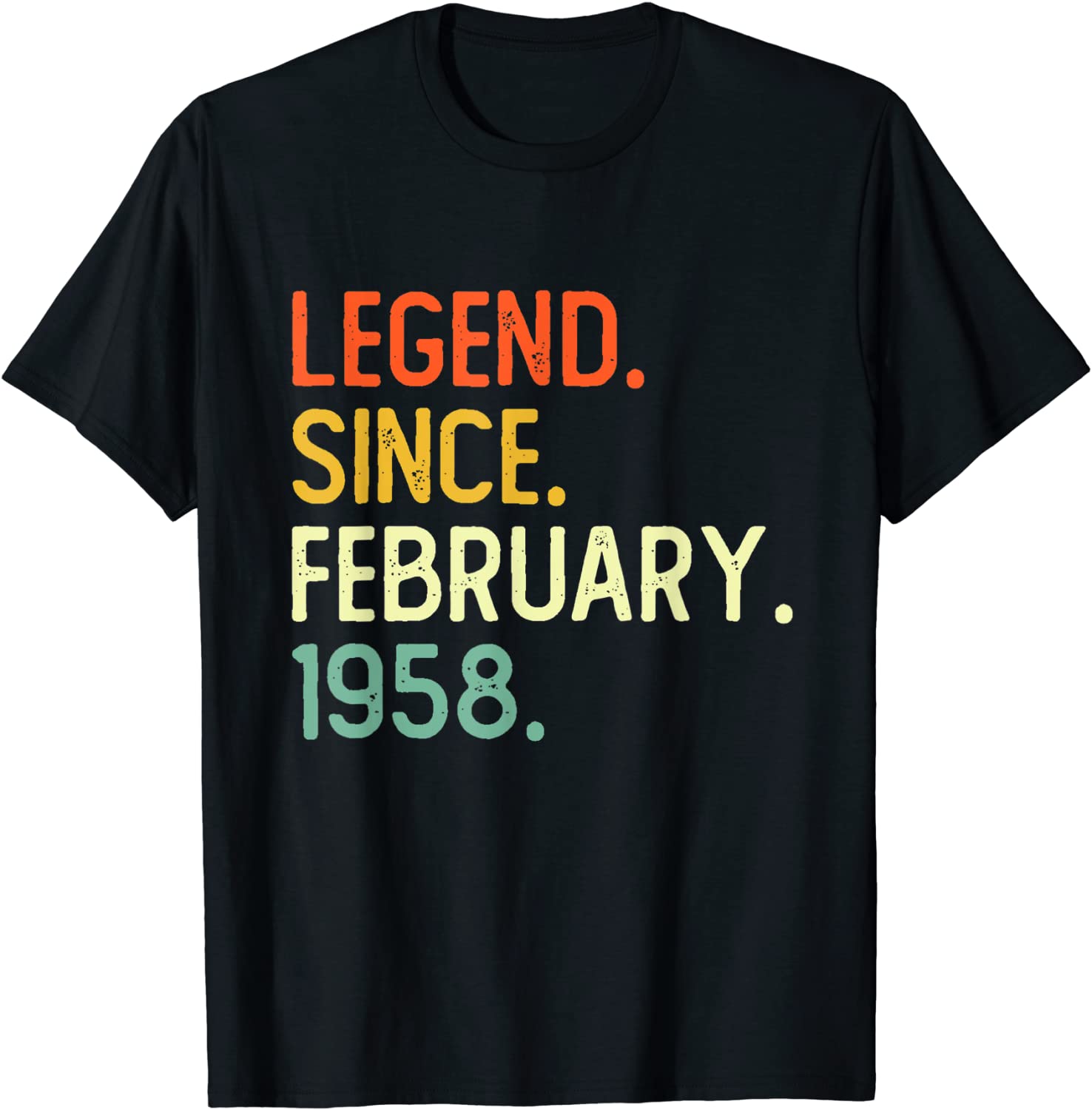 Legend Since February 1958 64Th Birthday 64 Years Old Classic Shirt