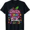 Leopard Apple Teaching Kindergarten Teacher Twosday 2-22-22 Classic Shirt