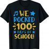 Music Teacher - Happy 100th Day of School We Rocked 100 Days Unisex Shirt