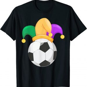 Soccer Mardi Gras Jester Hat Festival Party Lover 2022 Shirt