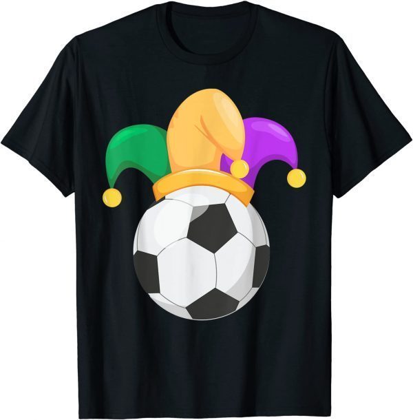 Soccer Mardi Gras Jester Hat Festival Party Lover 2022 Shirt