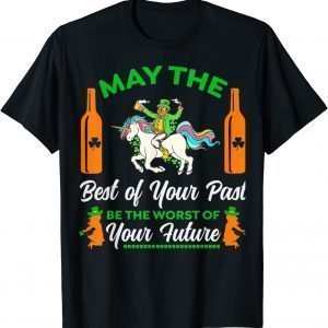 St Patrick's Day Leprechaun Riding On A Unicorn Classic Shirt