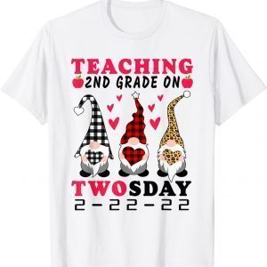 Teaching 2nd Grade On Twosday 22nd 2022 100 Day Gnomies Limited Shirt