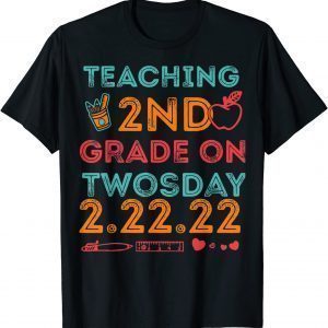 Teaching 2nd Grade On Twosday Numerology Date Classic Shirt